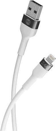 Forever Regular USB-A la Cablu Lightning 100W Alb 1m