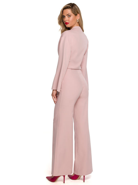 Makover Women's One-piece Suit Pink