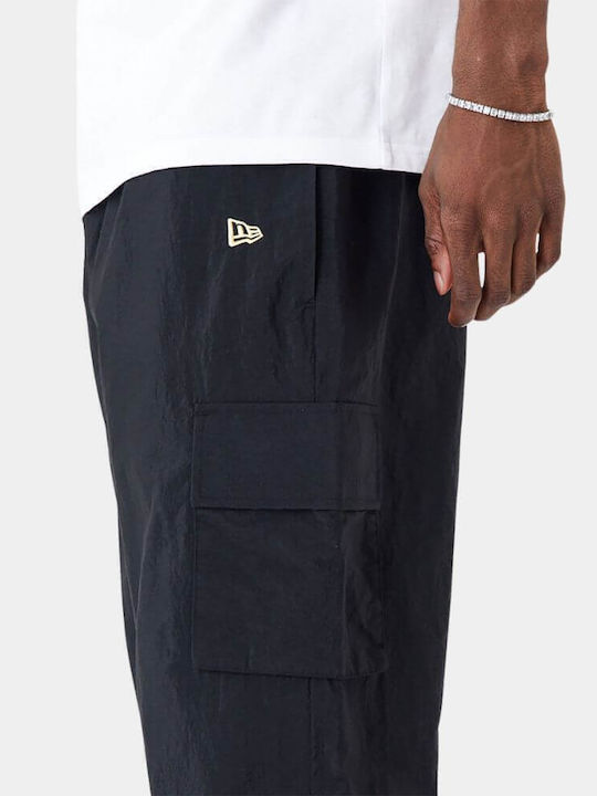 Cargo Sweatpants with Elastic Black
