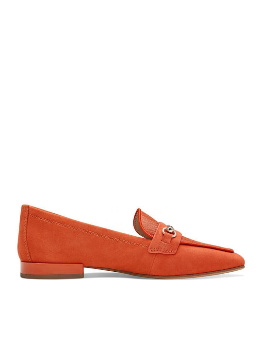 Tamaris Women's Moccasins in Orange Color