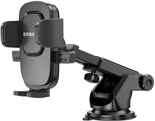 Erbord Handyhalterung Auto 4.5" - 7" mit verstellbaren Haken Schwarz