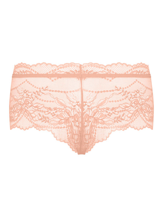 Hunkemöller Women's Boxer with Lace Orange