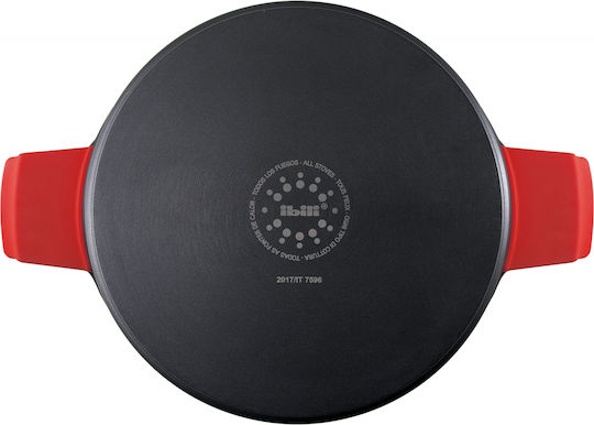 Ibili Flacher Topf aus Aluminium 28cm