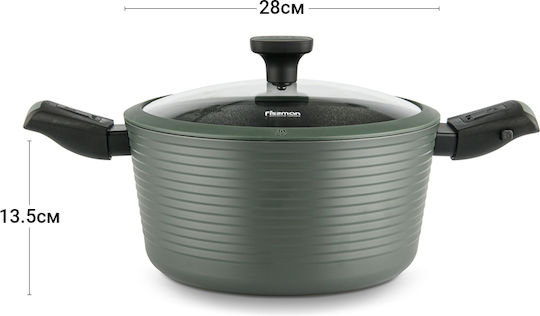 Fissman Brilliant Βαθιά Κατσαρόλα από Αλουμίνιο 28cm
