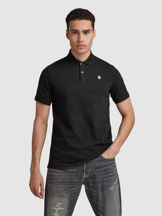 G-Star Raw Dunda Men's Short Sleeve Blouse Polo Black