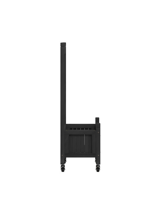vidaXL Саксия Дърво Dark 30см.