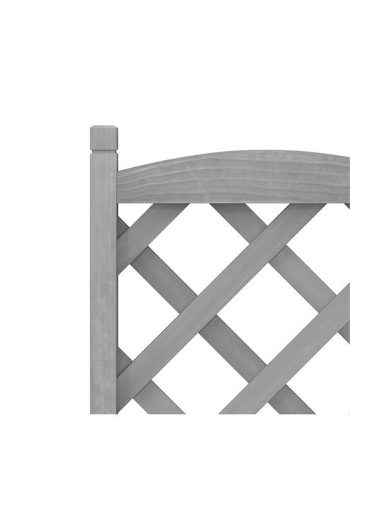 vidaXL Pot Wooden Grey 55x55cm.