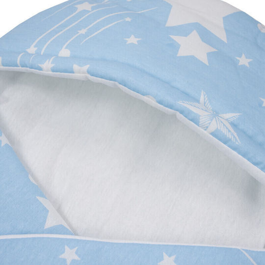 Kamtex Baby Winter Deckenschlafsack Hellblau