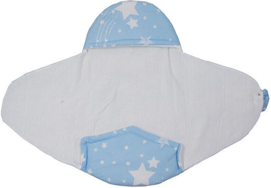 Kamtex Baby Winter Deckenschlafsack Hellblau