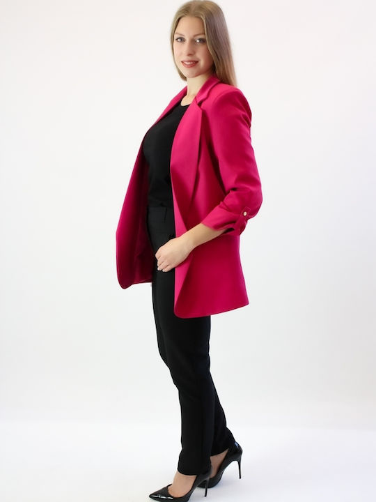 Brak Blazer pentru femei Sacou Fuchsia