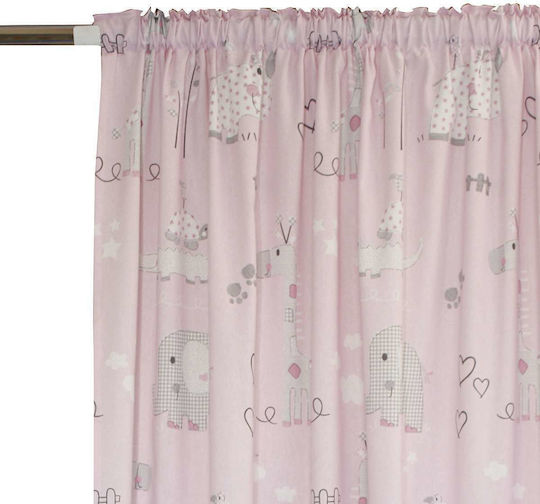 Decocraft Kids Curtains Animals with Rod Pocket Decocraft Kids Curtains Animals with Rod Pocket