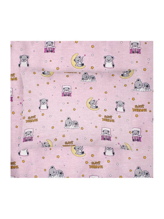 Dimcol Kids Cotton Pillowcase 50x70cm Pink