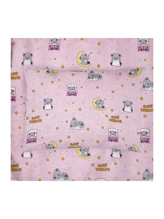 Dimcol Kids Cotton Pillowcase 50x70cm Pink