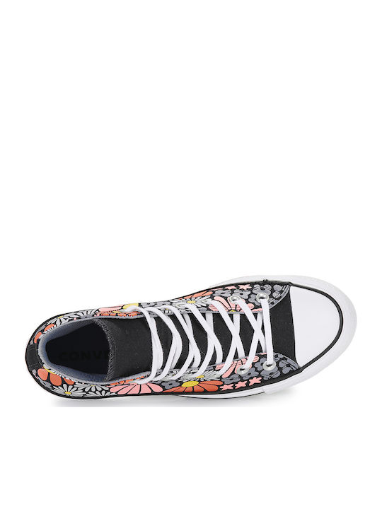 Chuck Taylor All Star Lift Γυναικεία Flatforms Μποτάκια Πολύχρωμα