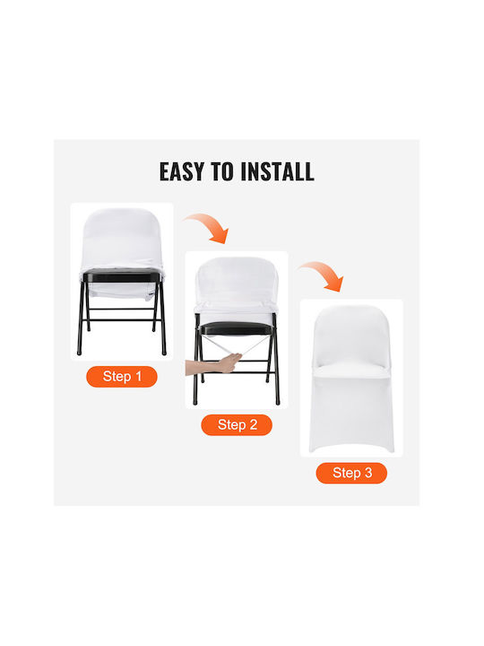 Vevor Elastic Cover for Chair White 30pcs ZYTBS162031CMKCHDV0