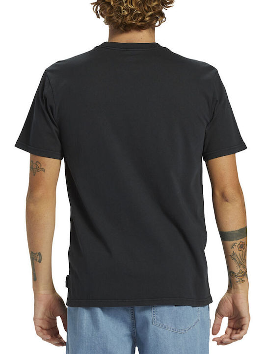 Quiksilver Pocket Ανδρικό T-shirt Κοντομάνικο Μαύρο