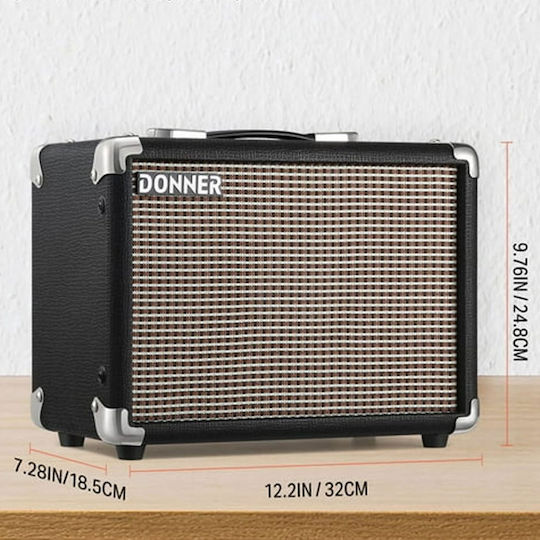 Donner M-10 Chitară electrică 10W Negru