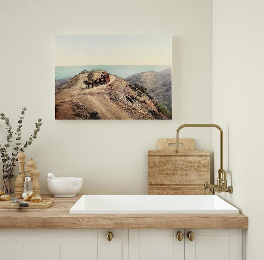 Farnsworth's Loop, Santa Catalina Island Gemälde auf Leinwand 90x60cm