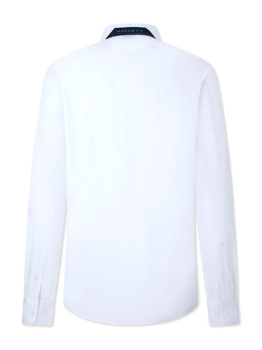 Hackett Men's Shirt Long Sleeve White