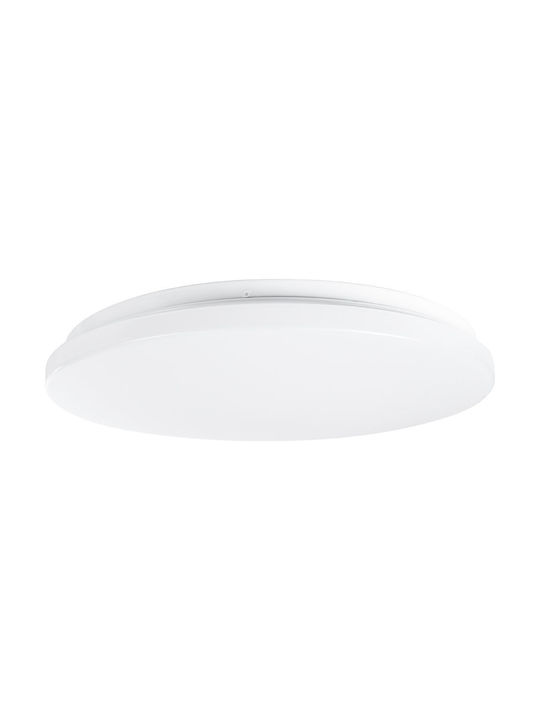 GloboStar Ceiling Mount Light Bathroom 33cm White with Integrated LED