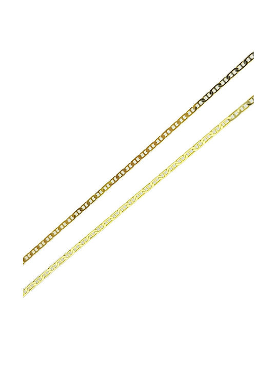 Katsigiannis Damen Gold Kreuz 14K mit Kette