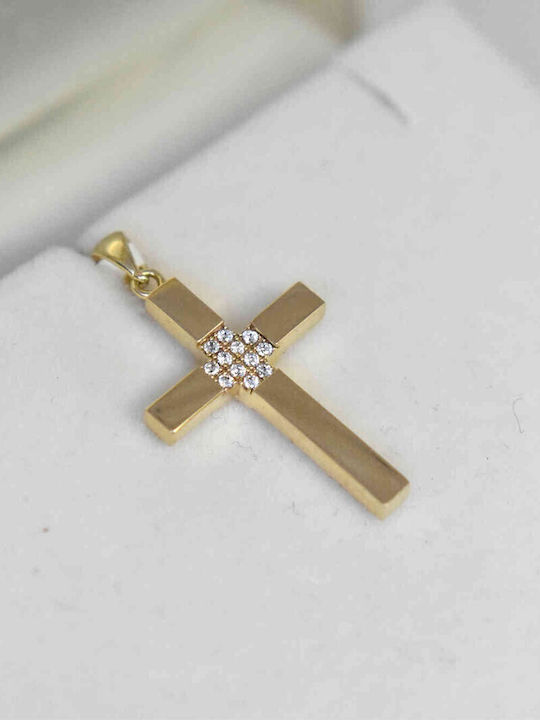 Women's Gold Cross 14K with Chain