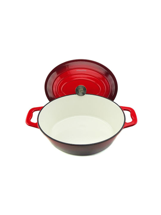 Carl Schmidt Sohn Tiefer Topf aus Gusseisen 4Es / 30cm