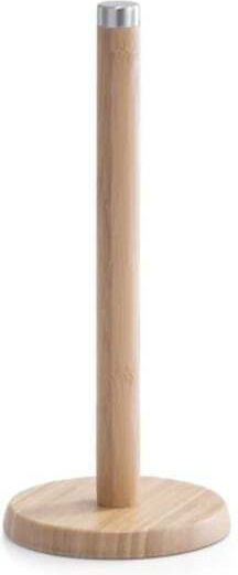 Zeller Wooden Paper Towel Holder Brown 14x14x32cm