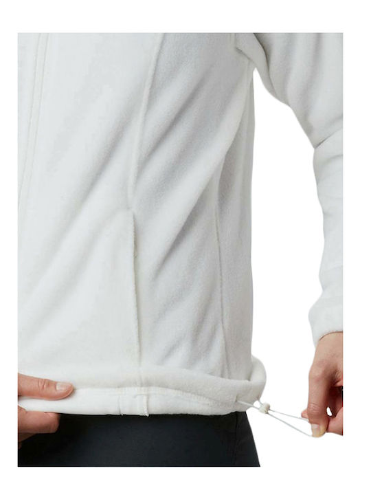 Benton Springs Fleece Γυναικεία Ζακέτα με Φερμουάρ σε Λευκό Χρώμα
