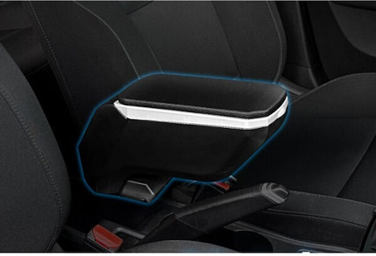 S-dizayn Car Leather Armrest for Hyundai i10 Black