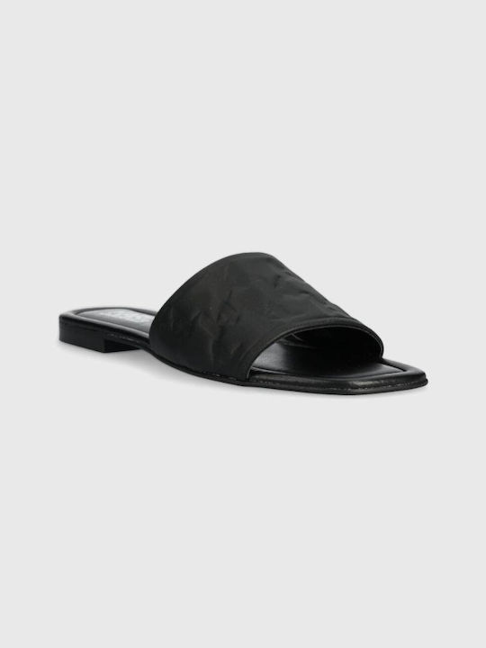 Karl Lagerfeld Damen Flache Sandalen in Schwarz Farbe