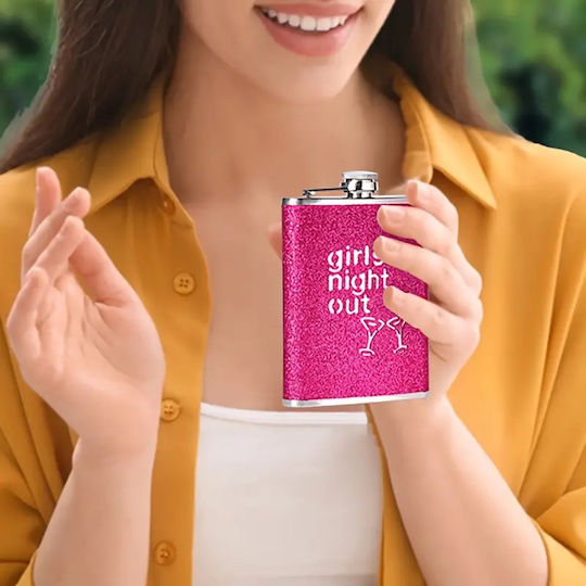 Panora Sticlă De Băut Din Oțel Inoxidabil Roz 240ml