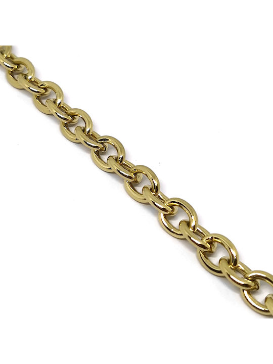 Jaklin Bracelet Chain made of Steel Gold Plated