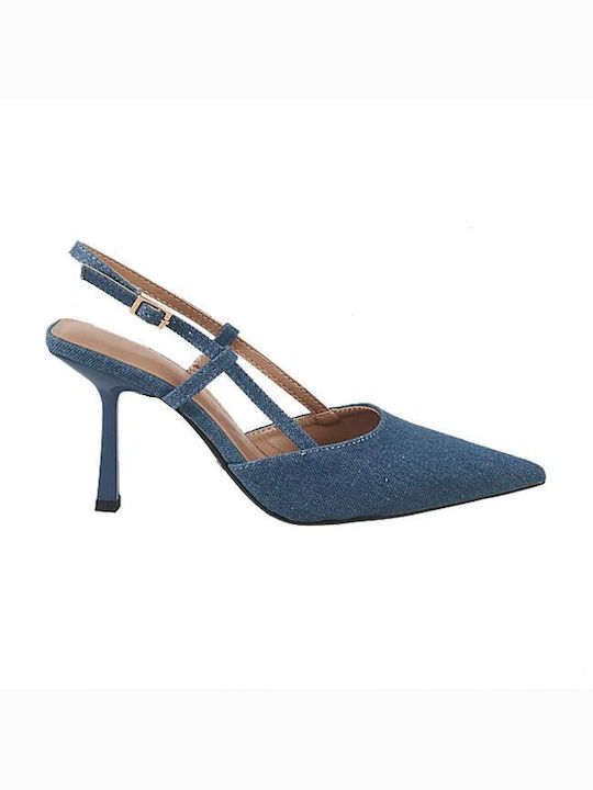 Elenross Pumps mit hohem Absatz Blau