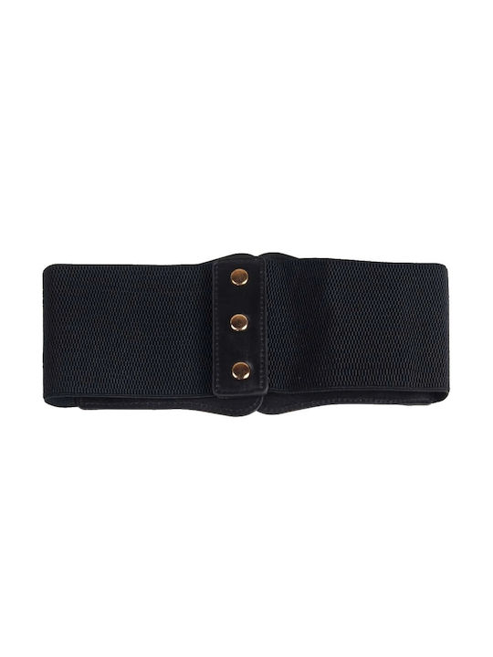 Elastic Women's Belt Black