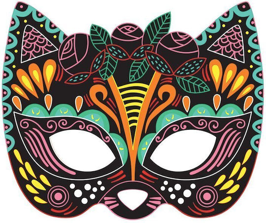 Janod Carnival Masks Scratchboard Creative Set