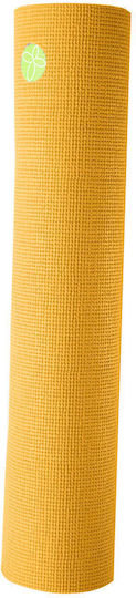 Simplygreen Fitnessmatte Yoga Gelb mit Tragegurt (180x60x0.4cm)