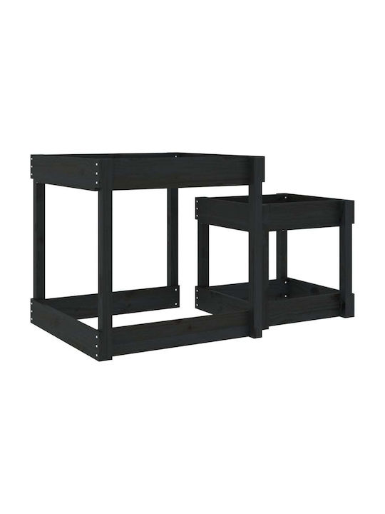 Măsuță pentru Copii din Lemn Negru vidaXL