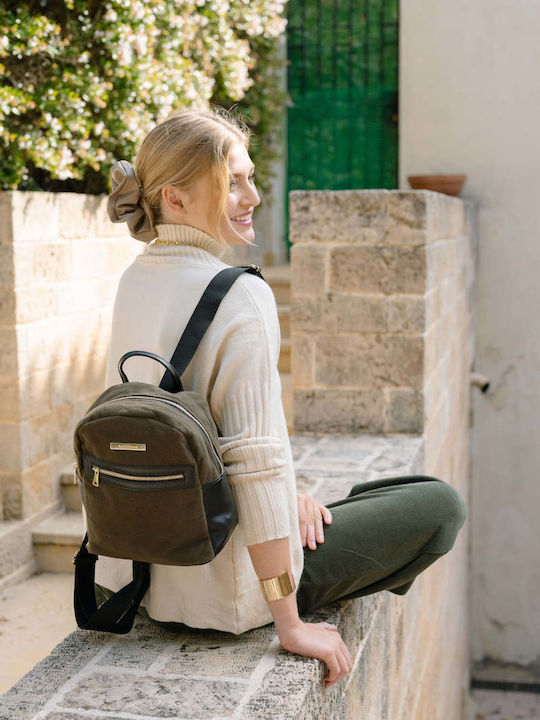 Damentasche Rucksack Khaki