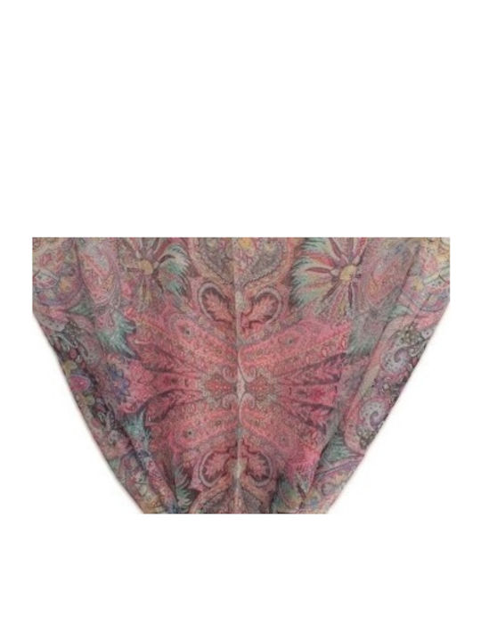 MI-TU Exclusive Women's Silk Scarf Pink