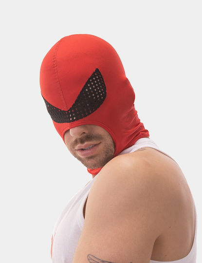 Barcode Berlin BDSM Maske in Rot Farbe