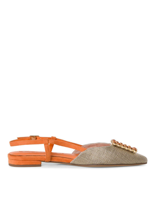 Tamaris Damen Ballerinas in Orange Farbe