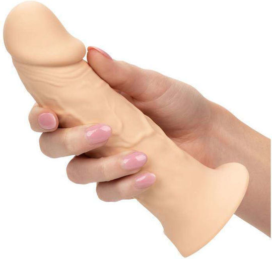 Calexotics Trägerlos Strap On mit Dildo in Hautfarbe