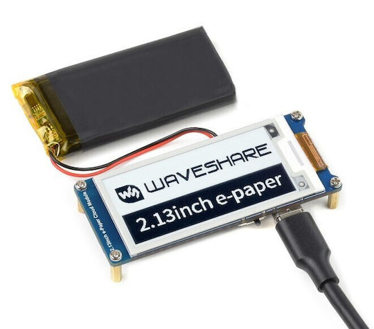 E-Paper Display Modul 2,13" 250x122 (schwarz-weiß) - Wifi