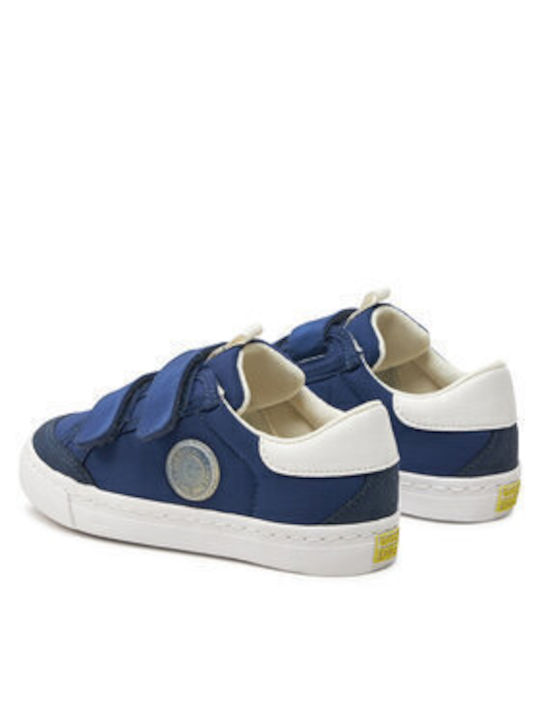 Kinder Sneakers mit Klettverschluss Marineblau