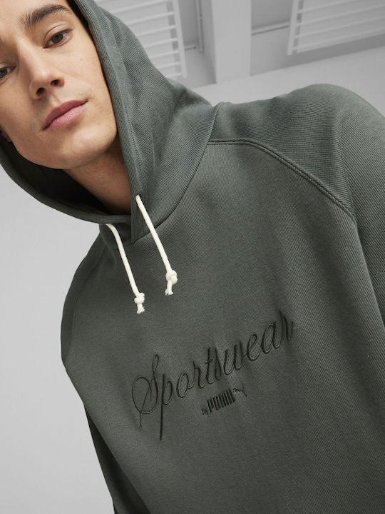 Classics+ Sweatshirt with Hood Black