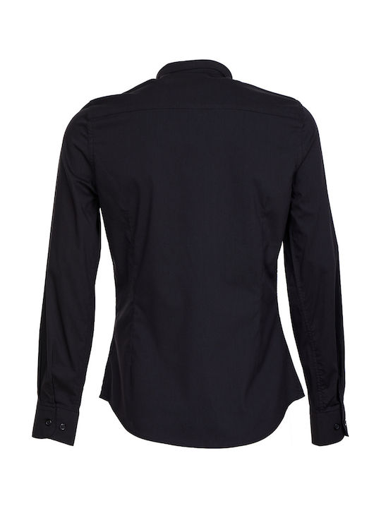 Velilla Damen Arbeitshemd Schwarz 08200318 Velilla Damen Arbeitshemd Schwarz 08200318