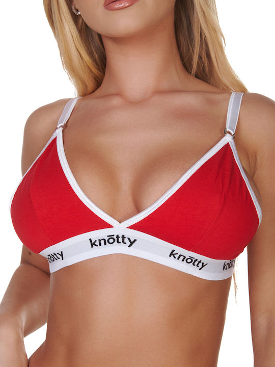 Comfort Women's Bralette Bra Red