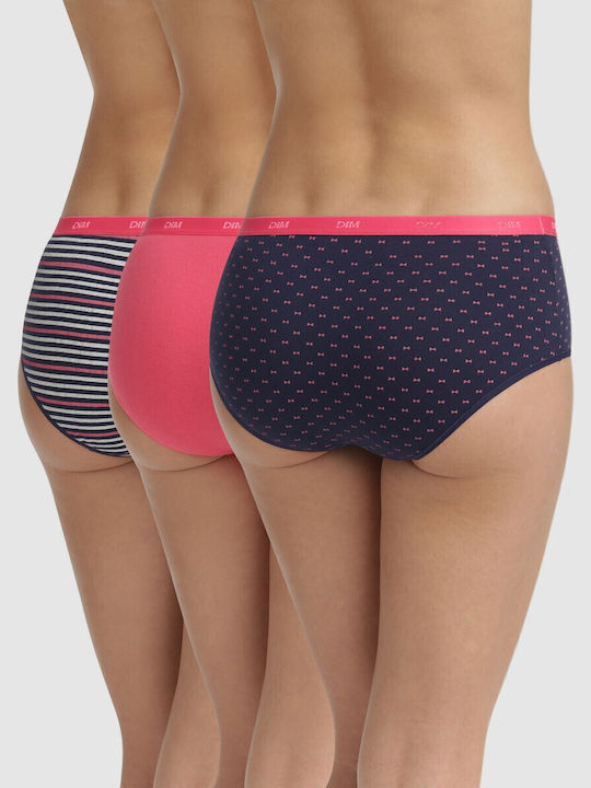 Les Pockets Βαμβακερά Дамско Боксерски 3Pack Фуксия