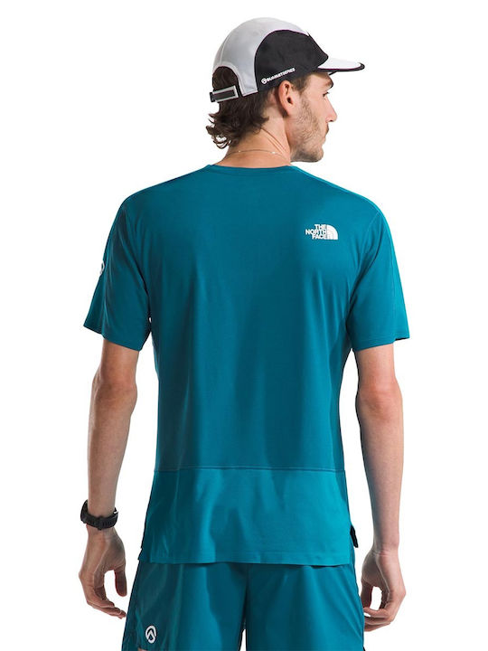 The North Face Summit High Trail Run Ανδρικό Αθλητικό T-shirt Κοντομάνικο Τιρκουάζ